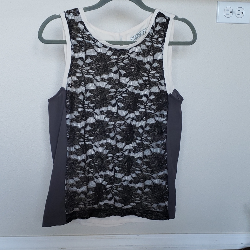 Lace Front Tank
